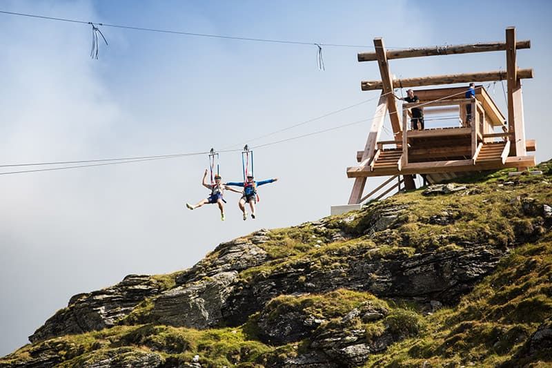 Spaß am Gipfelliner in Königsleiten Zillertal Arena