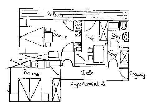 Appartement Riederwiese Grundriss im Haus Hollaus in Tirol